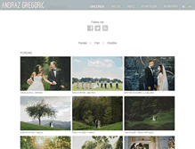 Tablet Screenshot of andrazgregoric.com